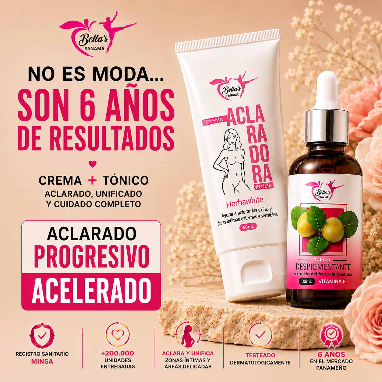 COMBO ACELERADO Aclarado Intimo de Tu Piel