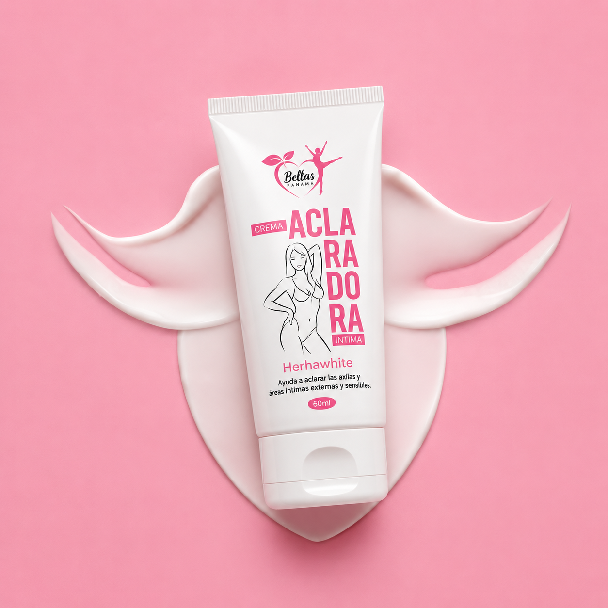 Crema Aclarante Íntima Bellas | Cuidado de la piel | Hidratación y tono uniforme | Panamá
