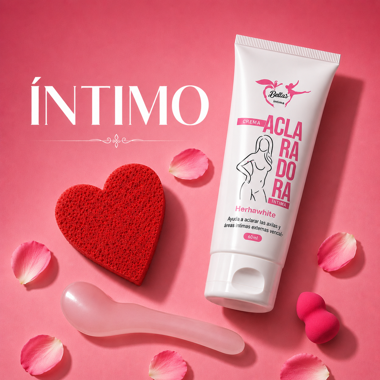 Crema Aclarante Íntima Bellas | Cuidado de la piel | Hidratación y tono uniforme | Panamá
