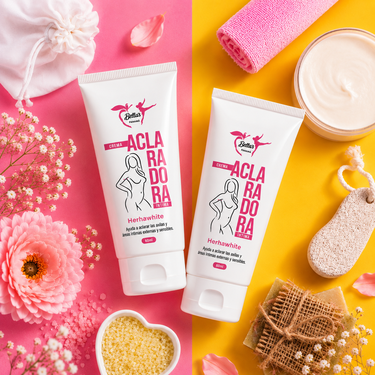 DUO PACK ACLARANTE INTIMO DE BELLAS