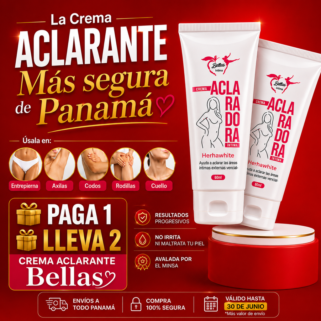 OFERTA CREMA ACLARANTE 2X1 HASTA 30 JUNIO