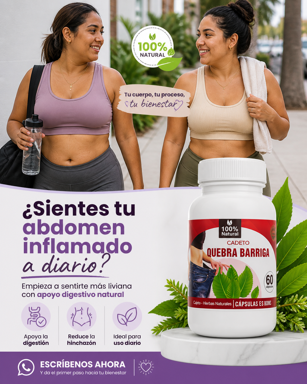 QUIEBRA BARRIGA-Extracto Natural de Cajeto –Bienestar