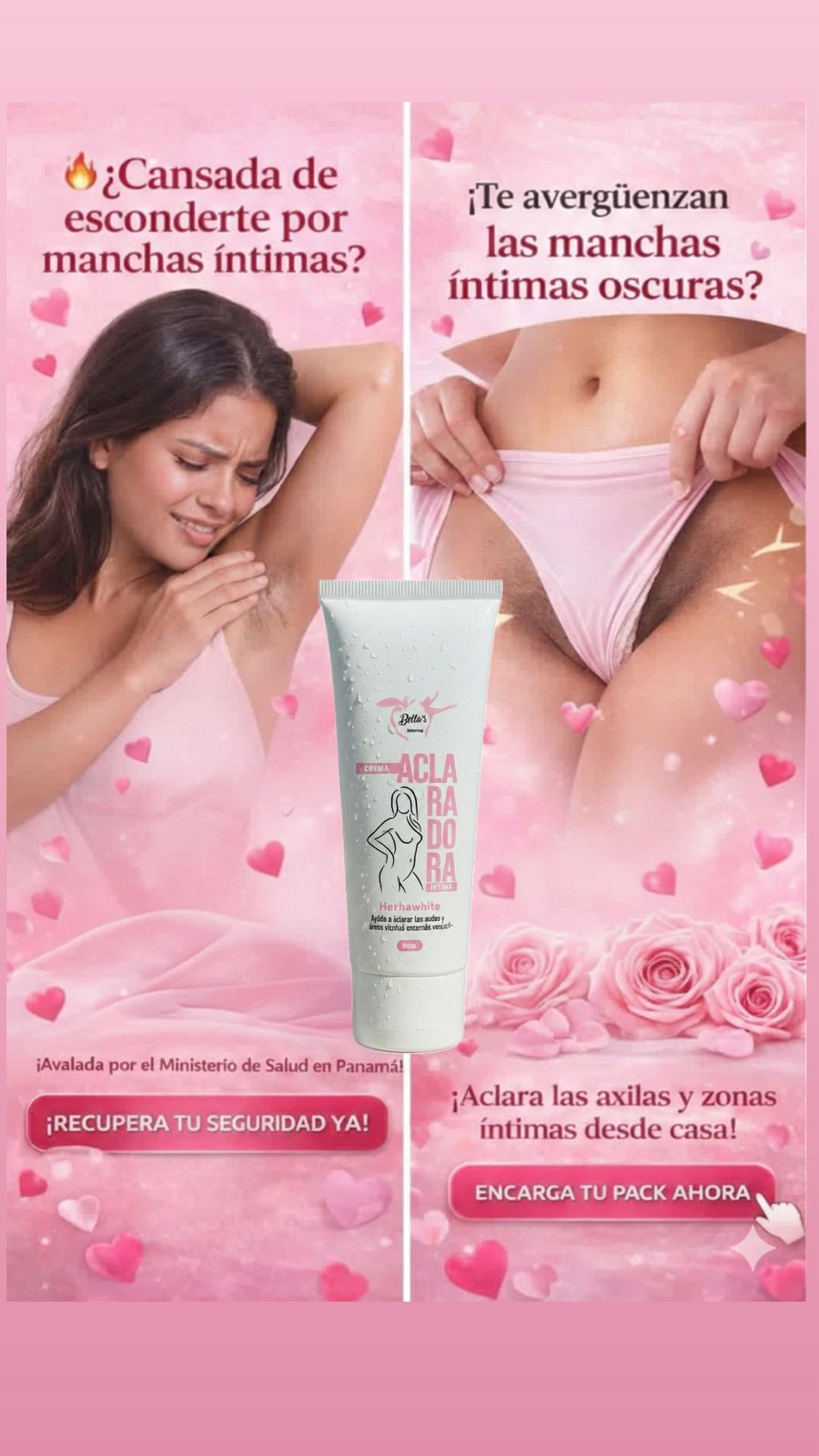 DUO PACK ACLARANTE INTIMO DE BELLAS